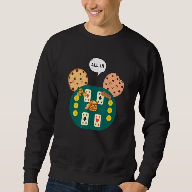 Moletom Tudo no Chip Poker de Chocolate Cookie (Frente)