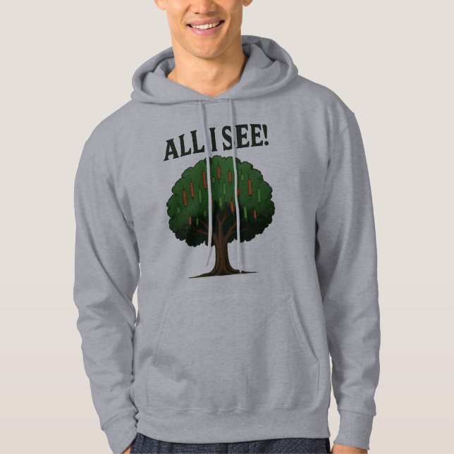 Moletom Tudo o que vejo é o Trading Hoodie (Frente)