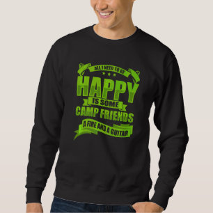 Moletom Tudo Que Preciso De Ser Feliz É Que Alguns Amigos
