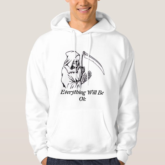 Moletom Tudo Vai Ficar Bem Design de Capuz (Frente)