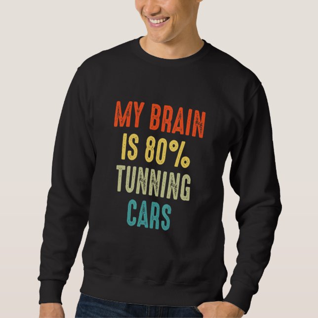 Moletom tunning cars  My Brain is 80 (Frente)