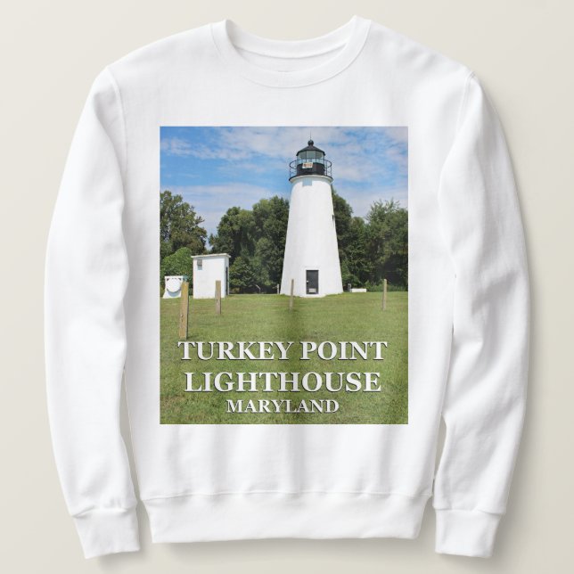 Moletom Turco Point Lighthouse, Maryland (Frente do Design)