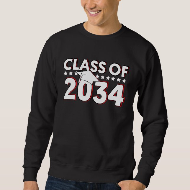 Moletom Turma De 2034  Formatura Senior 2034 (Frente)