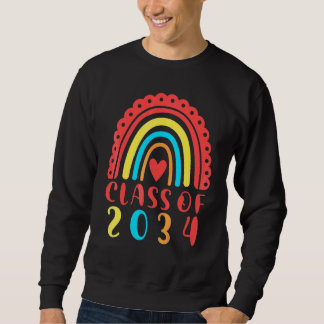 Moletom Turma De 2034 Pré-Escola Jardim De Infância Arco-Í