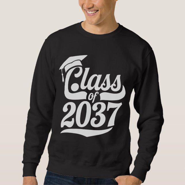 Moletom Turma De 2037 Cresça Comigo Graduado Orgulhoso (Frente)