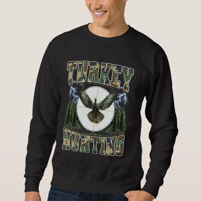 Moletom Turquia Caça Camuflagem de Caçadores Turquia 90 Bo (Frente)