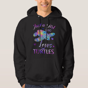 Moletom Turtle Watercolor Sea Ocean Apenas Uma Menina Que
