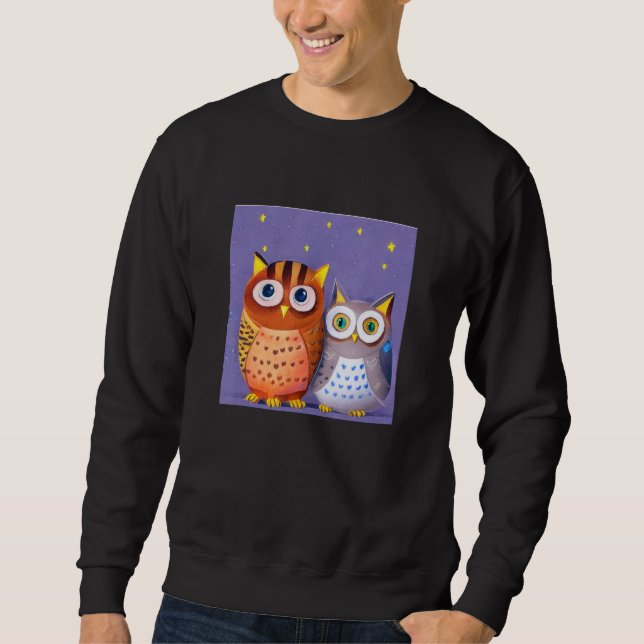 Moletom Two cute Owls (Frente)