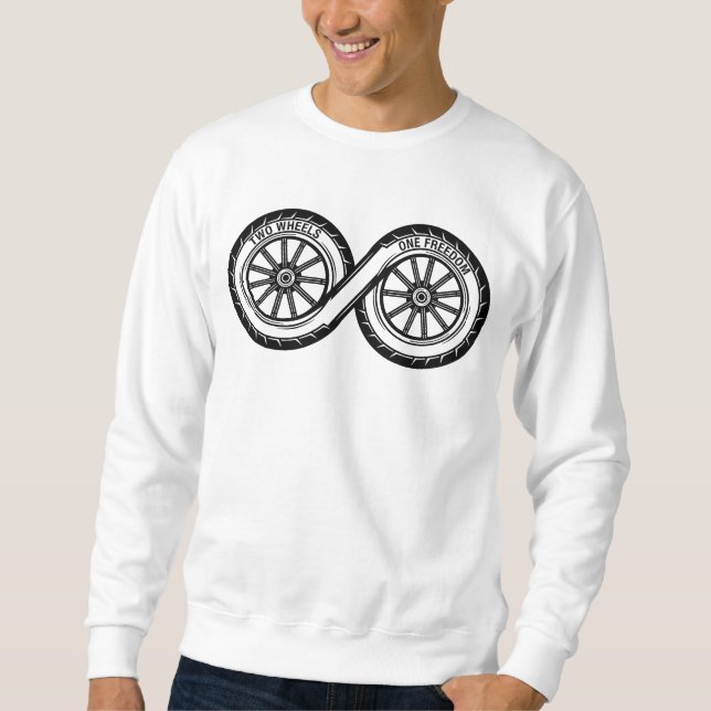 Moletom Two Wheels Rider Symbol   (Frente)