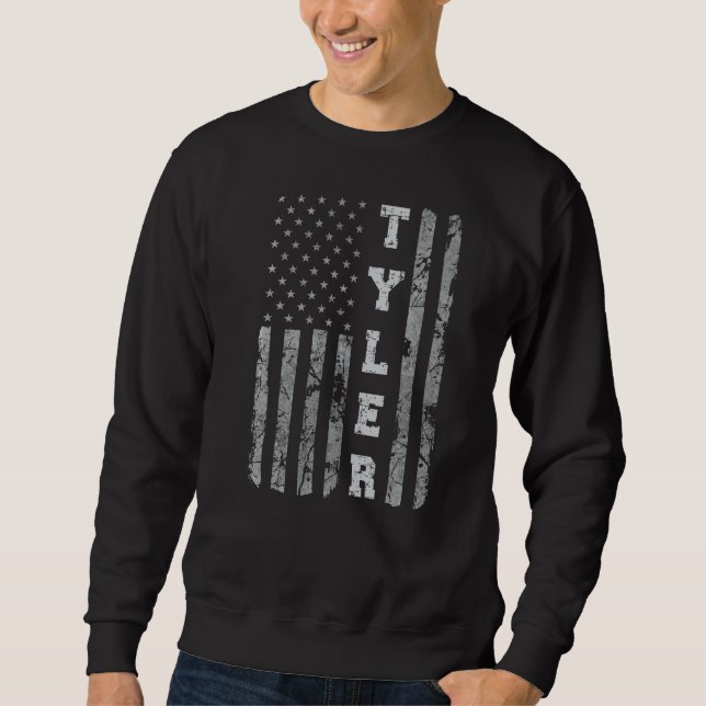 Moletom Tyler Texas American Flag (Frente)