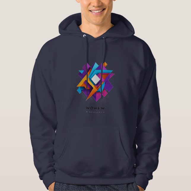 Moletom Uau: Design de Hoodie com Impacto Negrito (Frente)