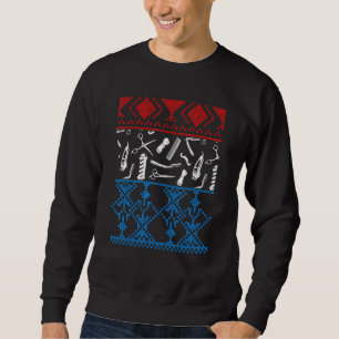 Moletom Ugly Barber Barbershop Santa Claus Xmas