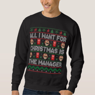 Moletom Ugly Karen Christmas Sweater Fala Com Seu Gerente