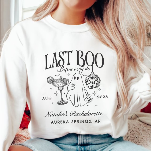 Moletom Último Boo Antes de Festa de Halloween de Bachelor (Criador carregado)