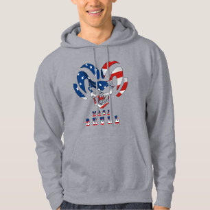 Moletom Ultra Maga Skull   Hoodie de uso masculino