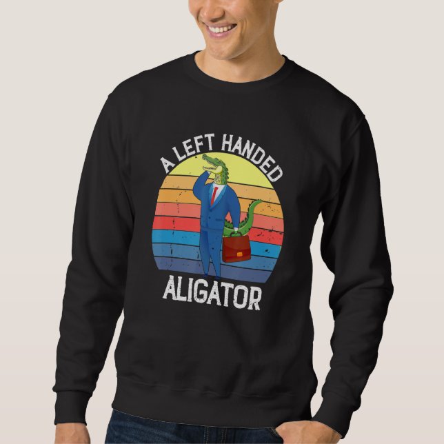 Moletom Um Alligador De Litigador De Esquerda Lef (Frente)