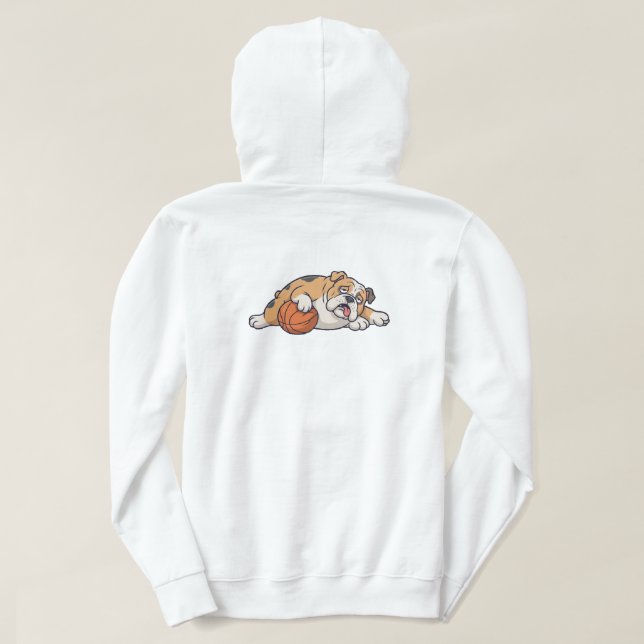 Moletom Um cachorro preguiçoso (Verso do Design)