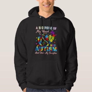 Moletom Um Grande Pedaço Do Meu Coração Tem Autismo E Ela