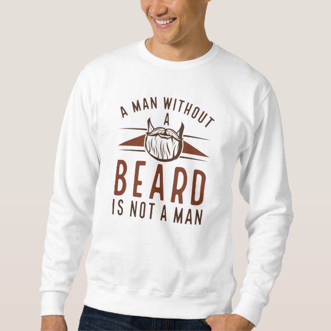 Moletom Um Homem Sem Barba Não É Homem (Frente)