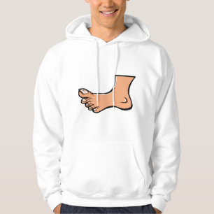 Moletom Um Hoodie dos homens do pé