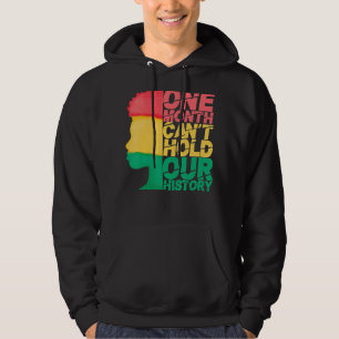 Moletom Um mês não pode manter nossa história Roupa africa