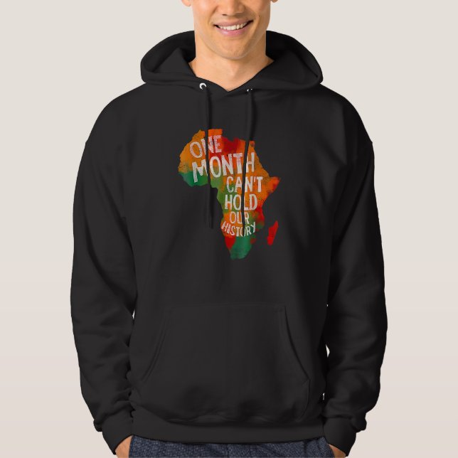Moletom Um Mês Não Pode Segurar Nossa História Mapa Africa (Frente)