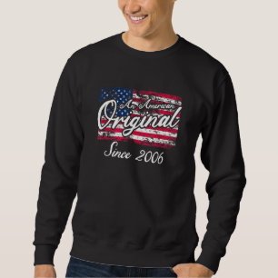 Moletom Um Original Americano Desde 1946 4 de Julho Retro