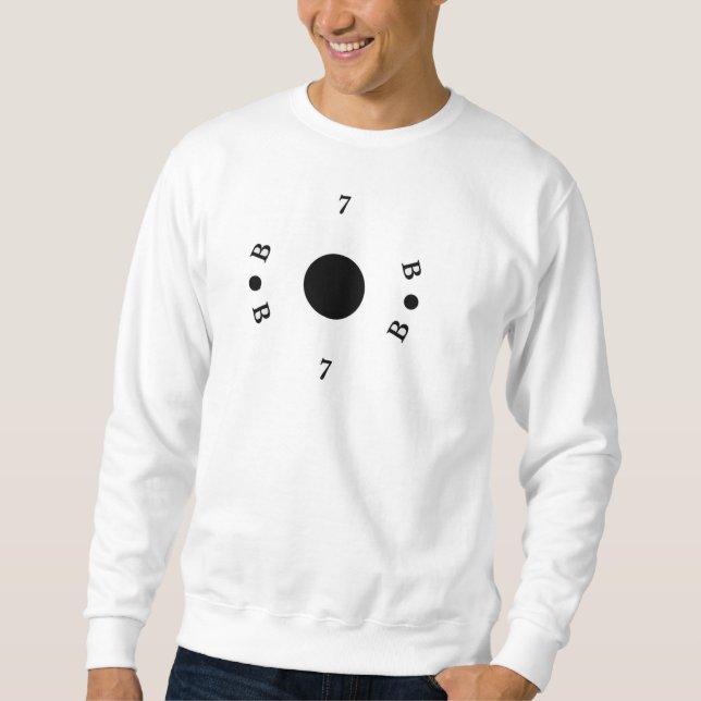 Moletom Um suor elegante feito de algodão (Frente)