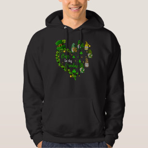Moletom Uma avó sortuda Gnomies Irish Shamrocks Rua Patri