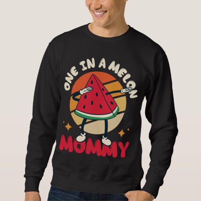 Moletom Uma Em Uma Mamãe De Melão Grande Melancia De Fruta (Frente)