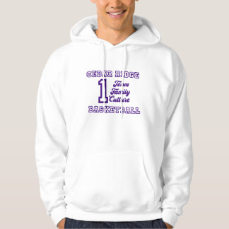 Moletom Uma Equipe Branca Unisex Hoodie