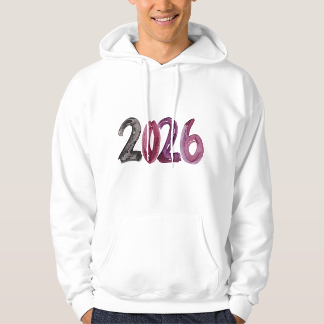 Moletom Uma ilustração ricamente pintada de 2026 (Frente)