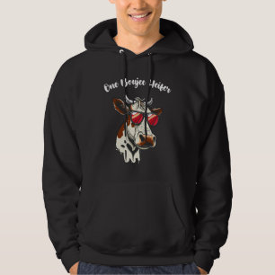 Moletom Uma Vaca Engraçada Boujee Vintage Retro