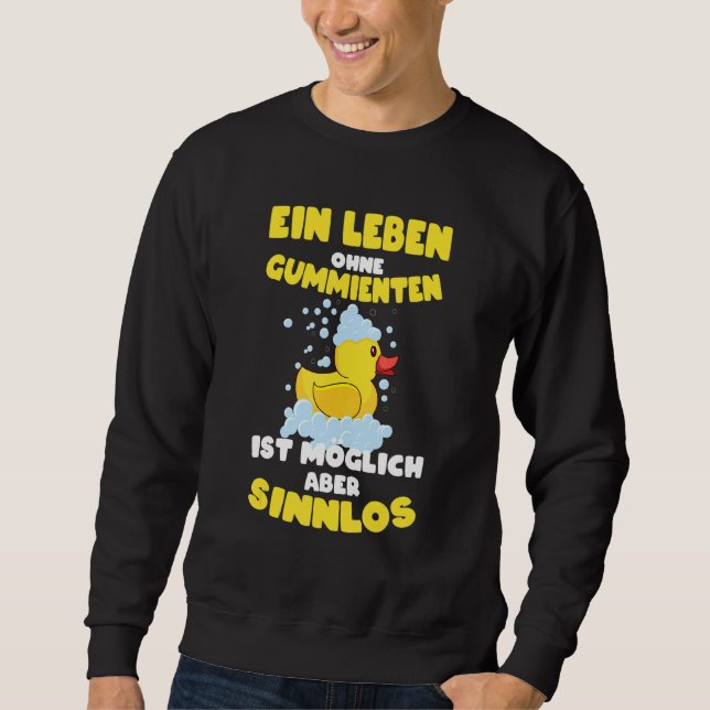 Moletom Uma Vida Sem Patos De Borracha (Frente)