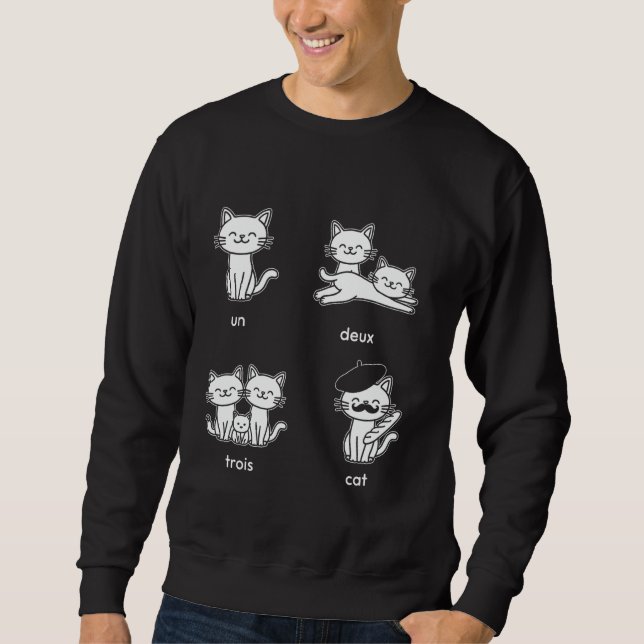 Moletom Un Deux Trois Cat (Frente)