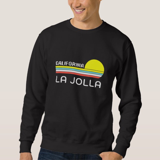 Moletom Única La Jolla California Retro Sunset Graphic No (Frente)