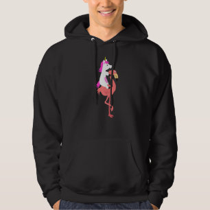 Moletom Unicorn Flamingo Riding Animal Piggyback