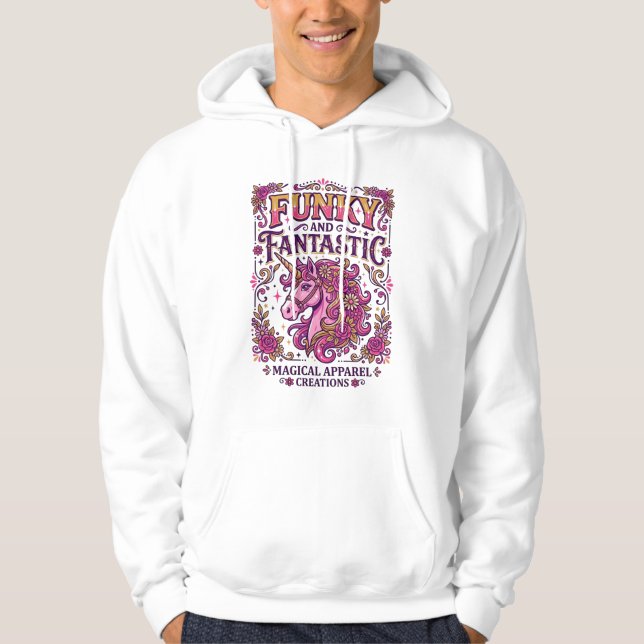 Moletom Unicórnio Design Zazzle Funky e Fantástico_ (Frente)