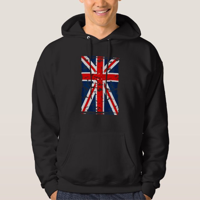 Moletom Union Jack Flag Uk Reino Unido Excelente Grã-Breta (Frente)