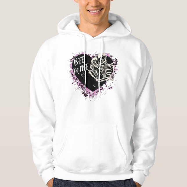 Moletom Unisex hoodie with a charming couple design (Frente)