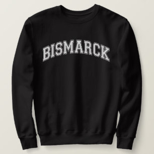 Moletom Universidade BISMARCK, Faculdade de Sweater Style