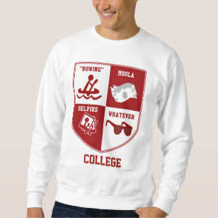 Moletom Universidade Crest Parody College Design