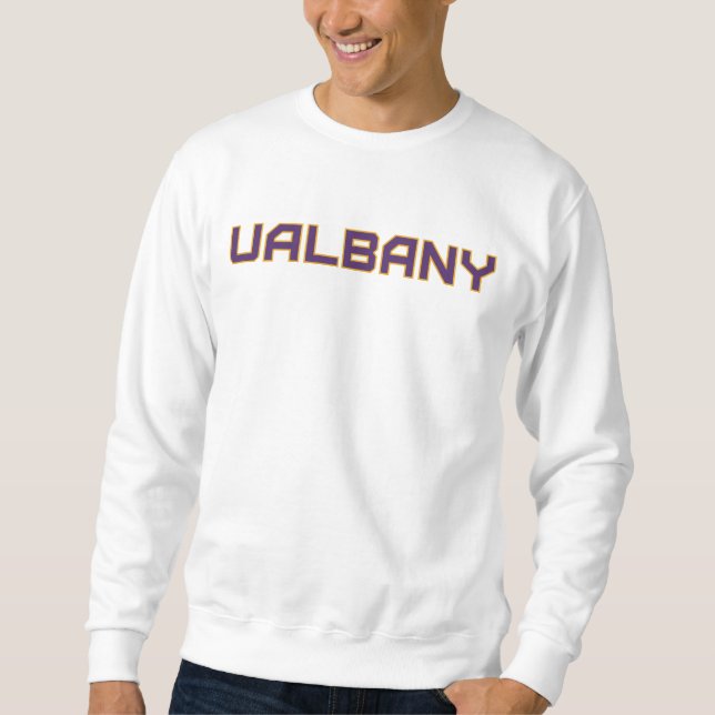 Moletom Universidade de Albany Wordmark (Frente)