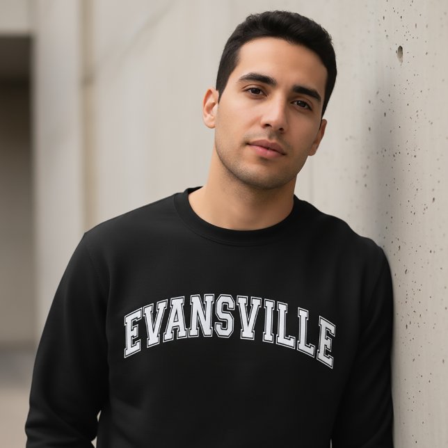 Moletom Universidade de EVANSVILLE ao estilo americano (Criador carregado)
