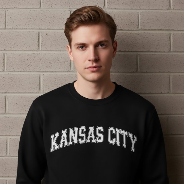 Moletom Universidade de KANSAS CITY ao estilo americano (Criador carregado)