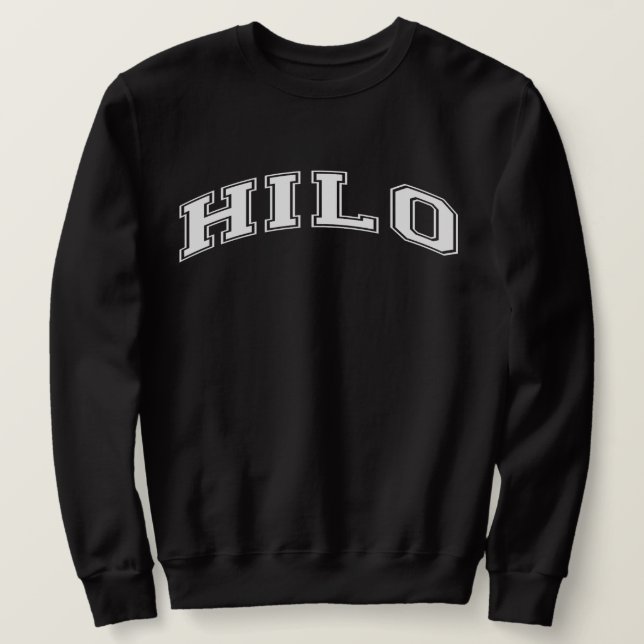 Moletom Universidade HILO - Escola Americana de Sweater (Frente do Design)