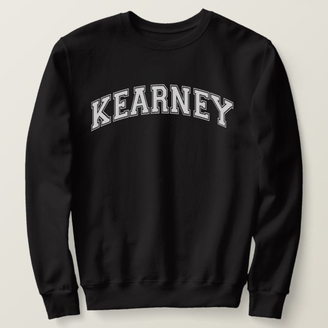 Moletom Universidade KEARNEY — Faculdade de Sweater (Frente do Design)