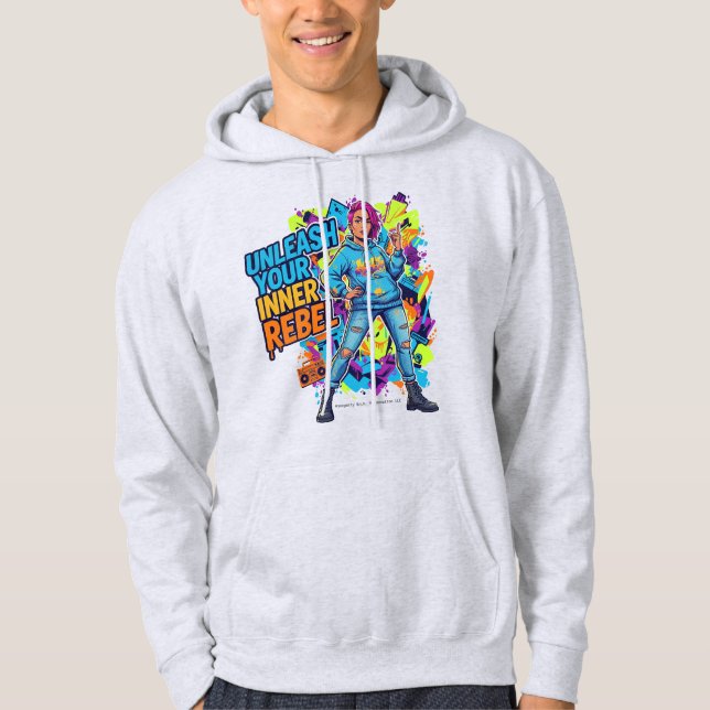 Moletom Unleash Your Inner Rebel - Hoodie -  (Frente)