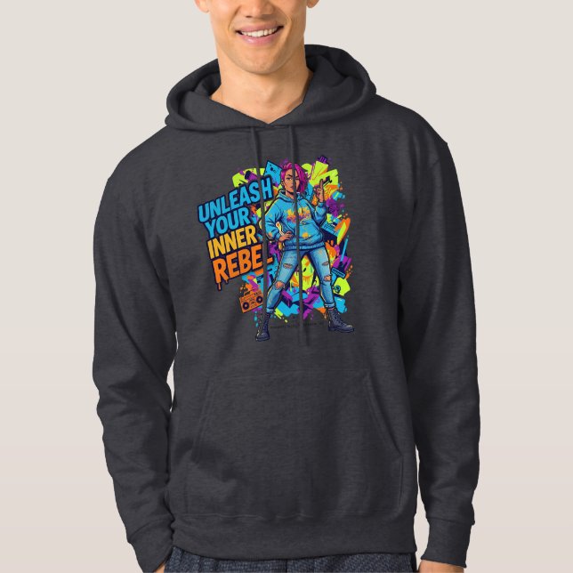 Moletom Unleash Your Inner Rebel - Hoodie -  (Frente)