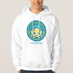 Moletom UNO MUNDO Hoodie, feliz pequeno Lotus HLL_06
